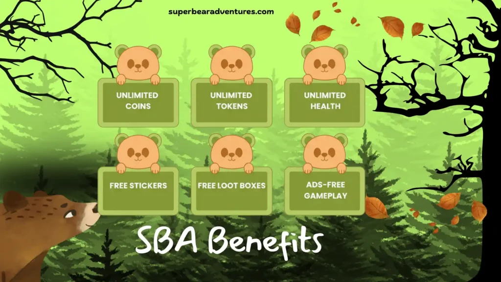 Super Bear Adventure MoD APK Latest Version 4 List of MOD Features of SBA