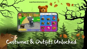 Super Bear Adventure MoD APK Latest Version 19 You can easily customise all the outfits of the Super Bear Adventure.