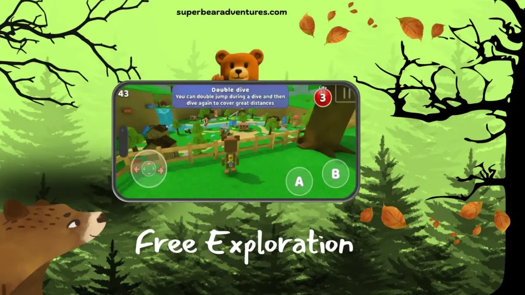 Super Bear Adventure MoD APK Latest Version 16 You can easily explore the restricted features of SBA MOD