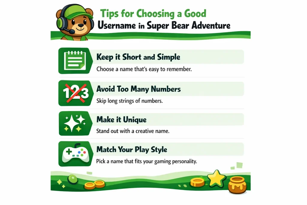 How to Edit or Change Your Username in Super Bear Adventure? 2 Tips for choosing your Username in Super Bear Adventure