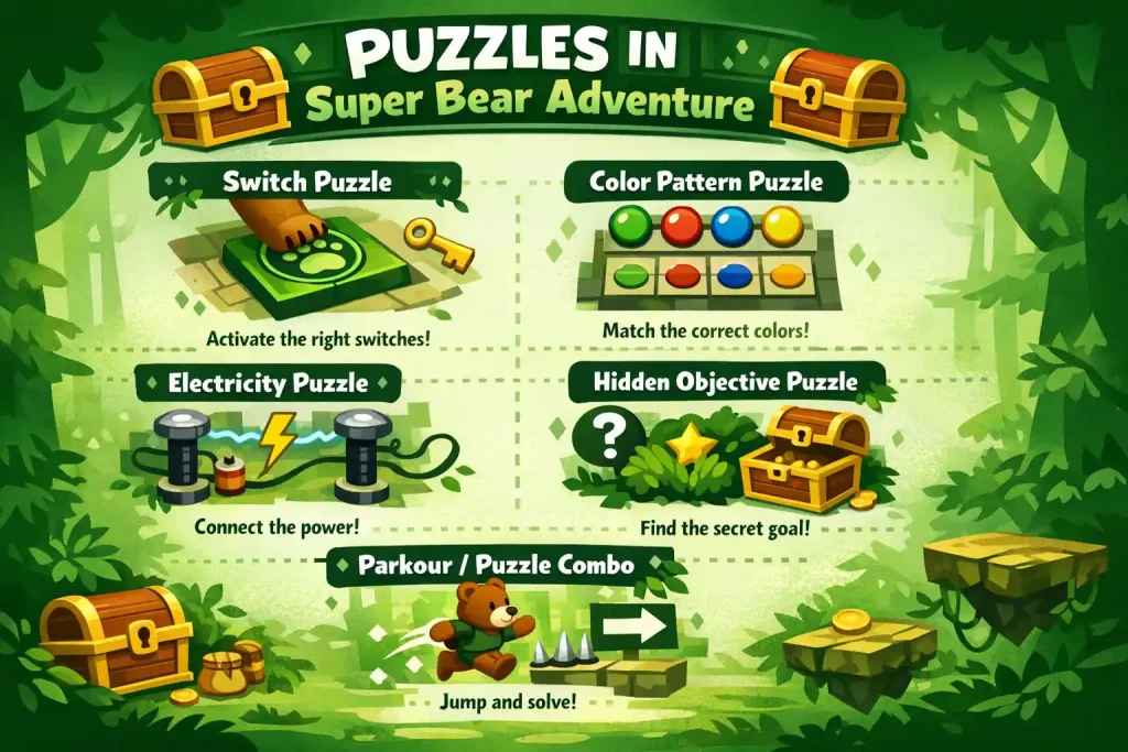 How to Solve the SBA Puzzle in Super Bear Adventure? Updated Guide 2 What Are the SBA Puzzles in Super Bear Adventure?